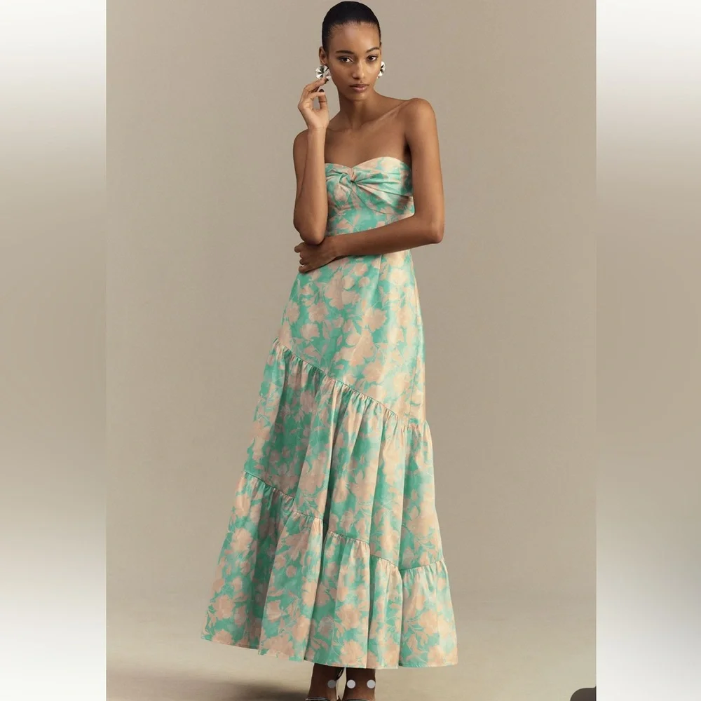 NWT Hutch Phoebe Floral Strapless Corset‎ Dress with pockets 2 - Picture 4 of 6